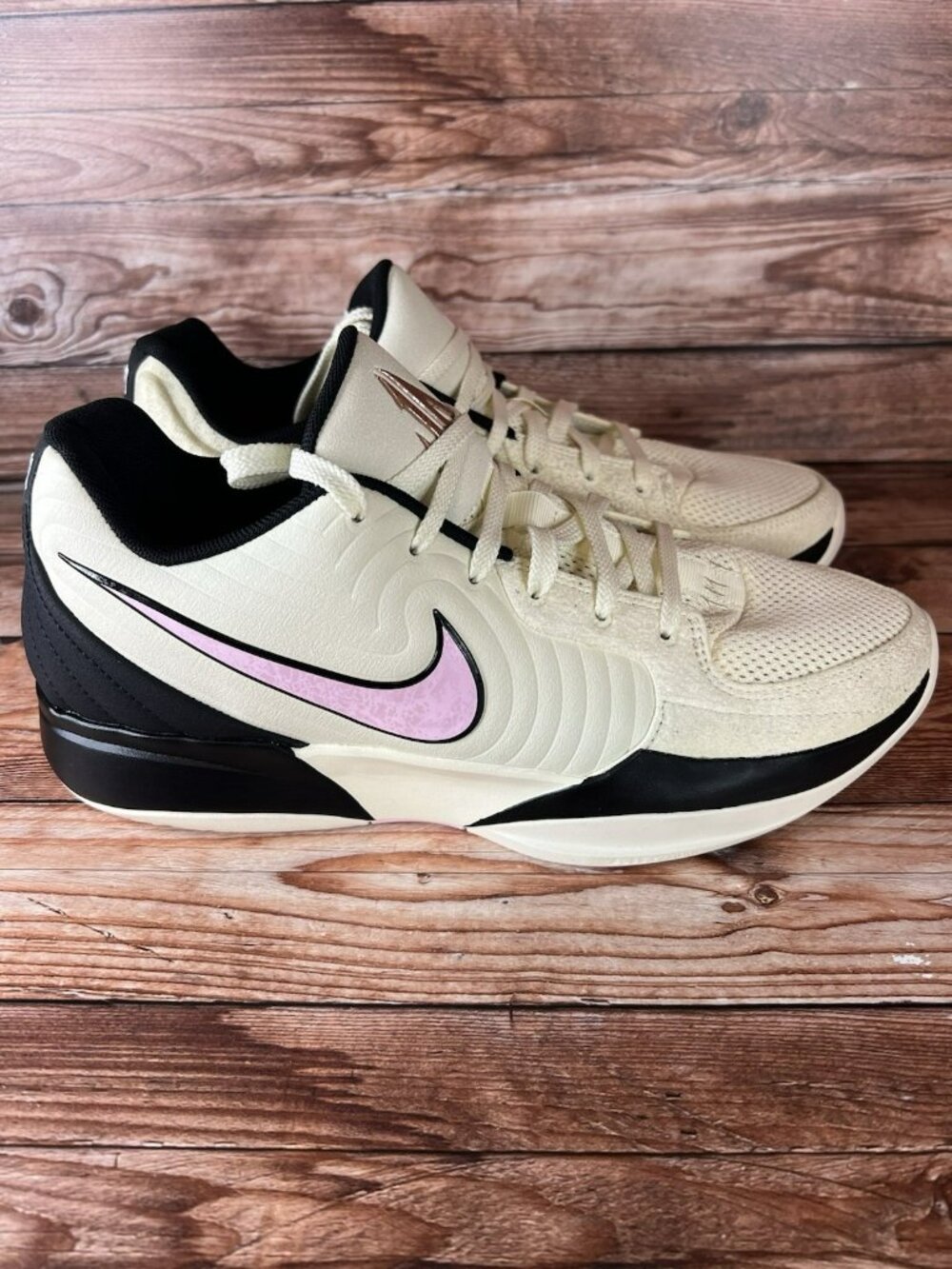Nike Ja 2 Coconut Milk Pink Foam Black (FD7328 100) Men's Size 10 New
